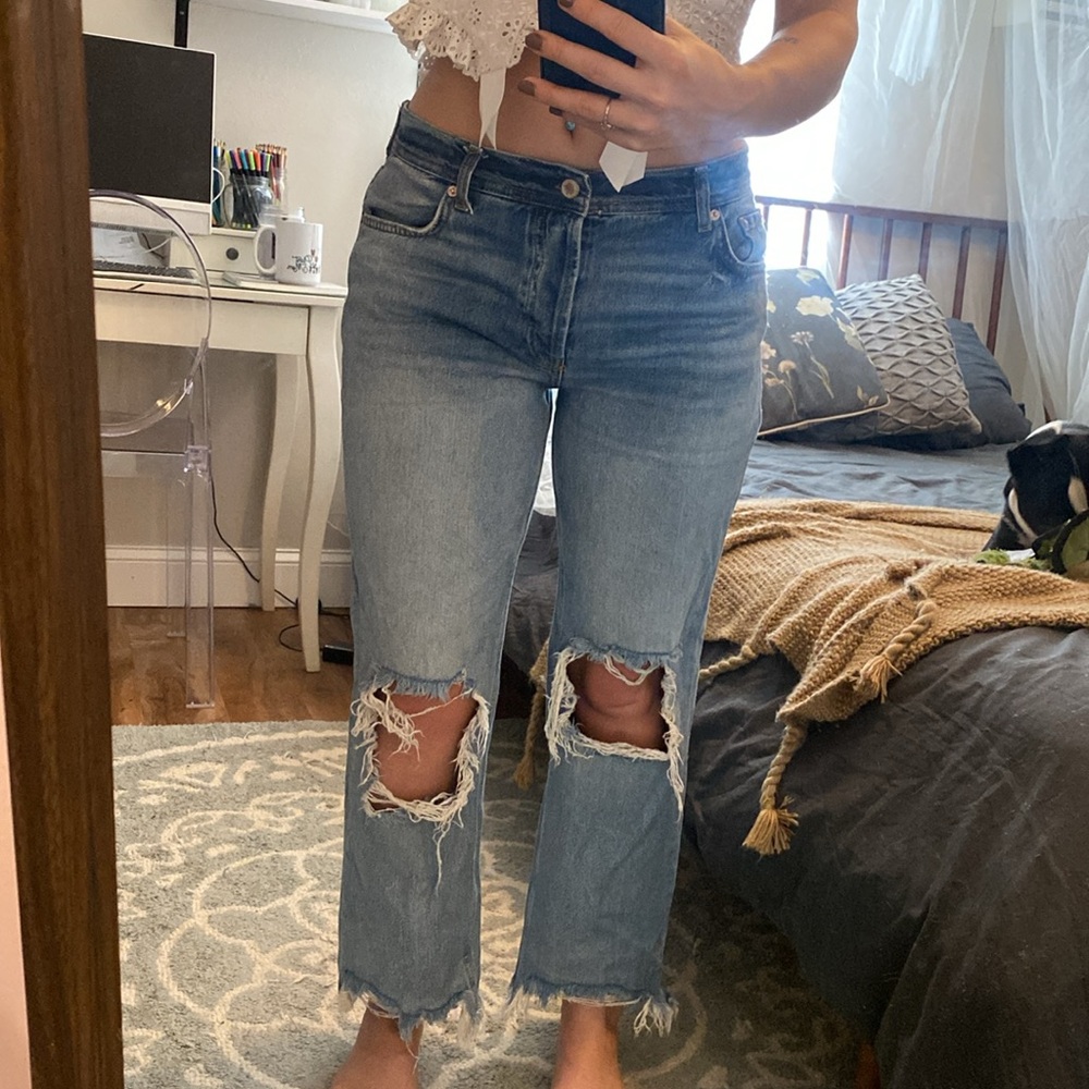 We The Free Maggie Straight Mid/Reg Rise Jeans